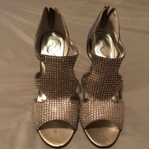 Rhinestone pumps